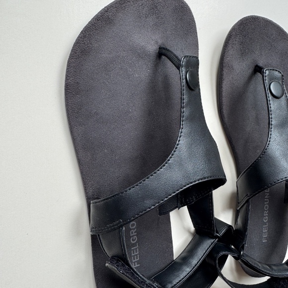 Feelgrounds Seaside Luxe Sandals- Women’s Size 8, Vegan, Black Barefoot sandals - Picture 10 of 16